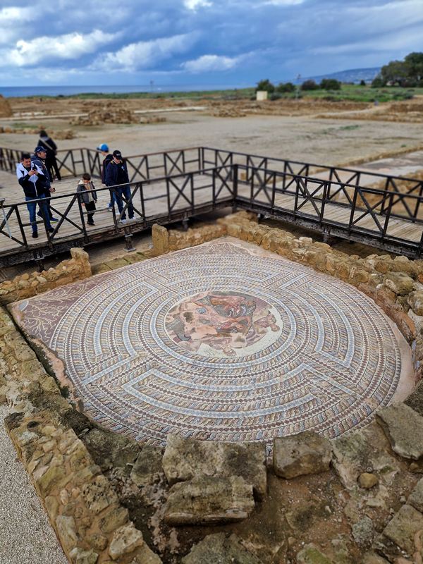 Mozaiki Archeologia Cypr Pafos