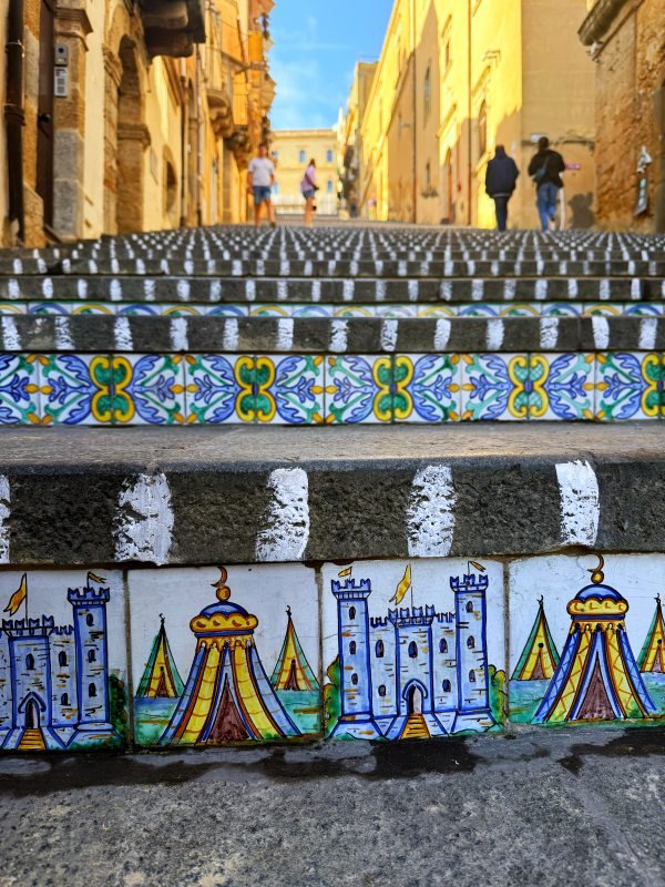 Schody Caltagirone ozdobne kafle
