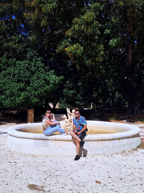 Park Donnafugata fontanna